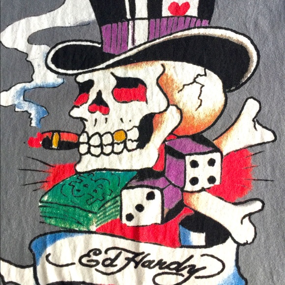 Ed Hardy Other - Ed Hardy Crew neck T’shirt by Christian Audigier